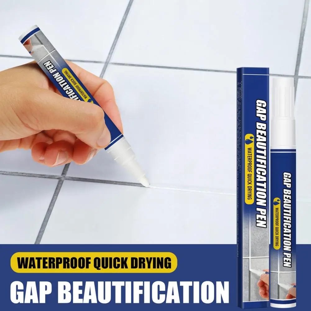 

Waterproof Tile Marker Grout Pen Wall Seam Pen 10 Colors Optional,for Tiles Floor Bathroom Decontamination Seam Repair