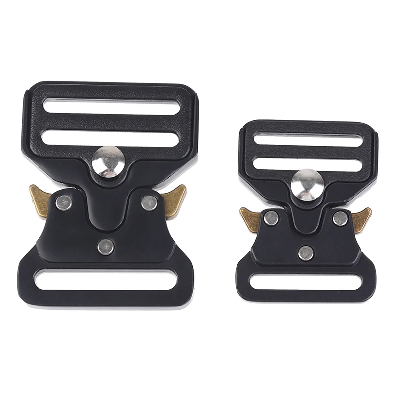 

2 Sizes Metal Strap Buckles for Webbing DIY Bag Luggage Clothes Accessories Clip Buckles