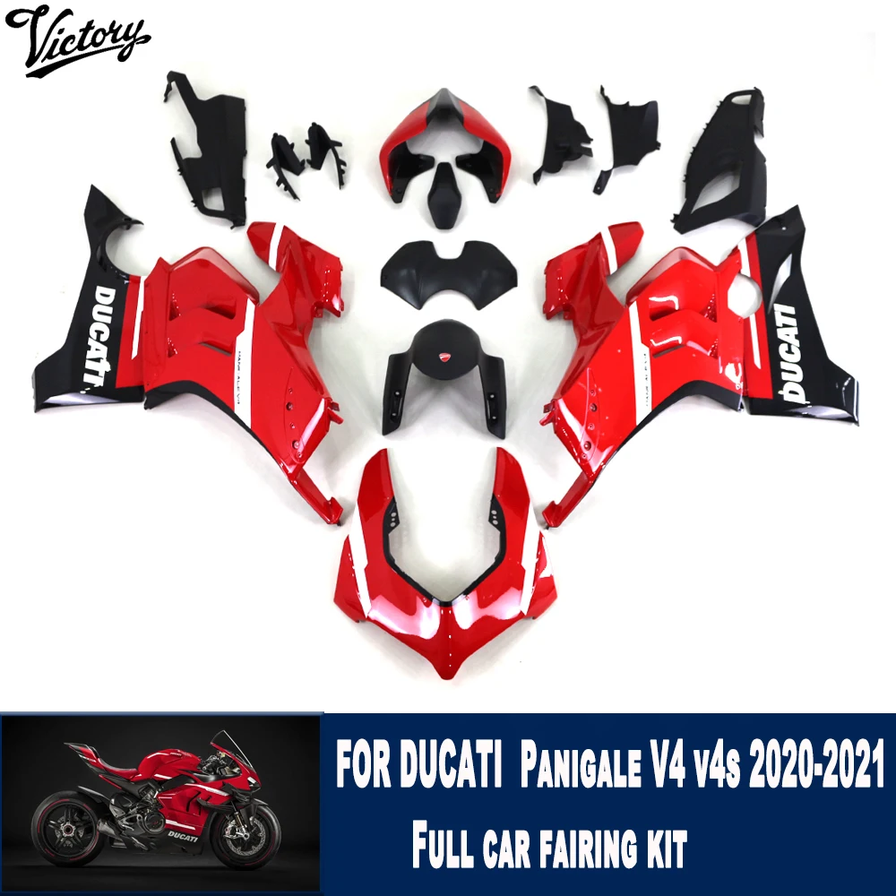 

Для Ducati Panigale V4 V4S 2019 2020 Полный автомобильный комплект обтекателей из углеродного волокна цветное литье под давлением настраиваемый цвет s на...