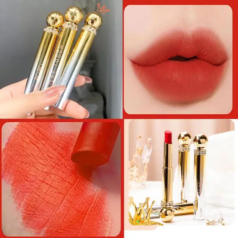 

6 Colors Velvet Lipstick Matte Waterproof Sexy Red Lip Tint Pigments Lip Makeup Long Lasting Non-Stick Cup Lipsticks Cosmetics