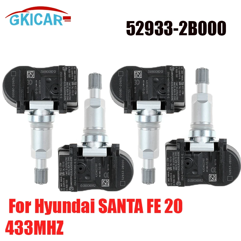 

433 MHZ TPMS Tire Pressure Monitoring Sensor 52933-2B000 529332B000 For Hyundai Santa Fe Sonata Kia