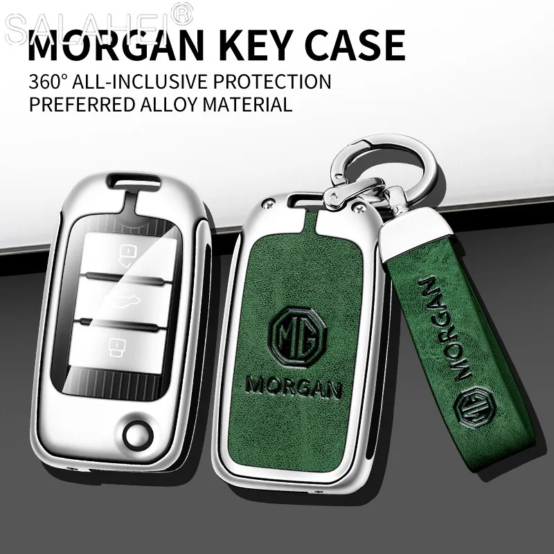 

Zinc Alloy Car Flip Remote Key Cover Case Bag Holder Shell Fob For MG ZS MG6 I6 EV EZS HS EHS Protector Keychain Accessories