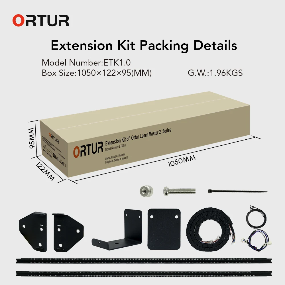 Комплект для лазерной гравировки Ortur Y-axis Laser Master 2 PRO S2 аксессуары увеличивающая