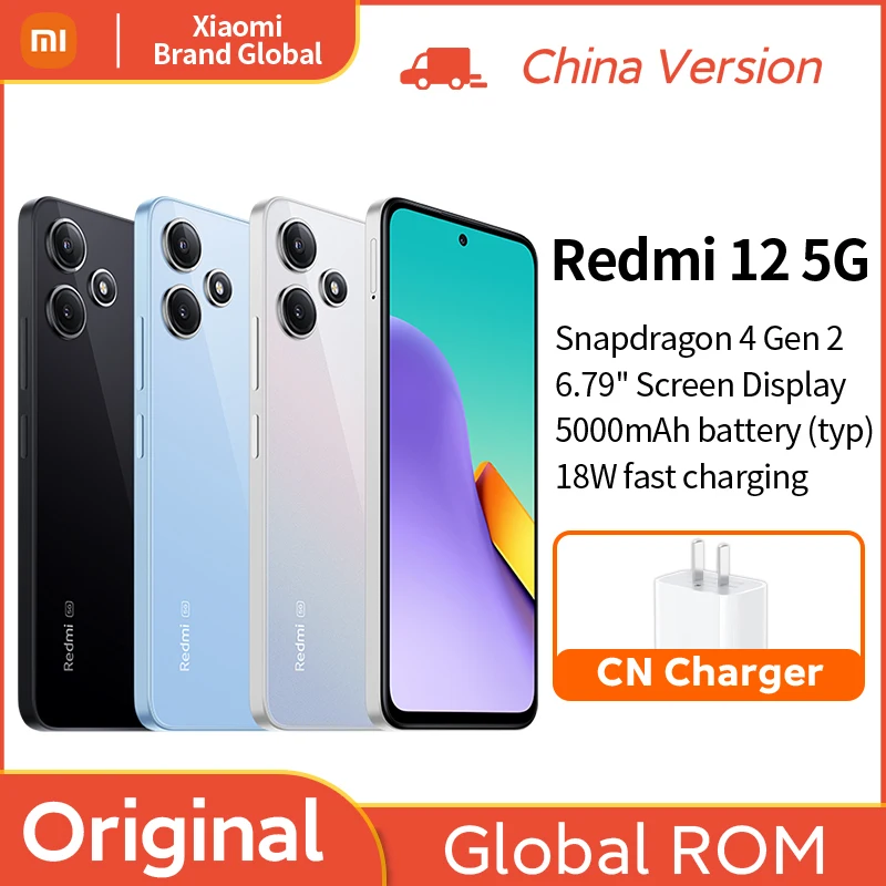 Смартфон Xiaomi Redmi 12 5G, 6/128ГБ, china | AliExpress