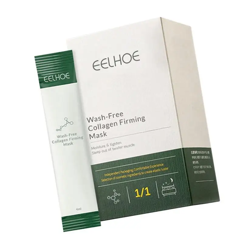 

20Pcs Collagen Facial Patches Hydrating Night Sleeping Cream Moisturizing Collagen Firming Face Pads Whitening And Hydrating