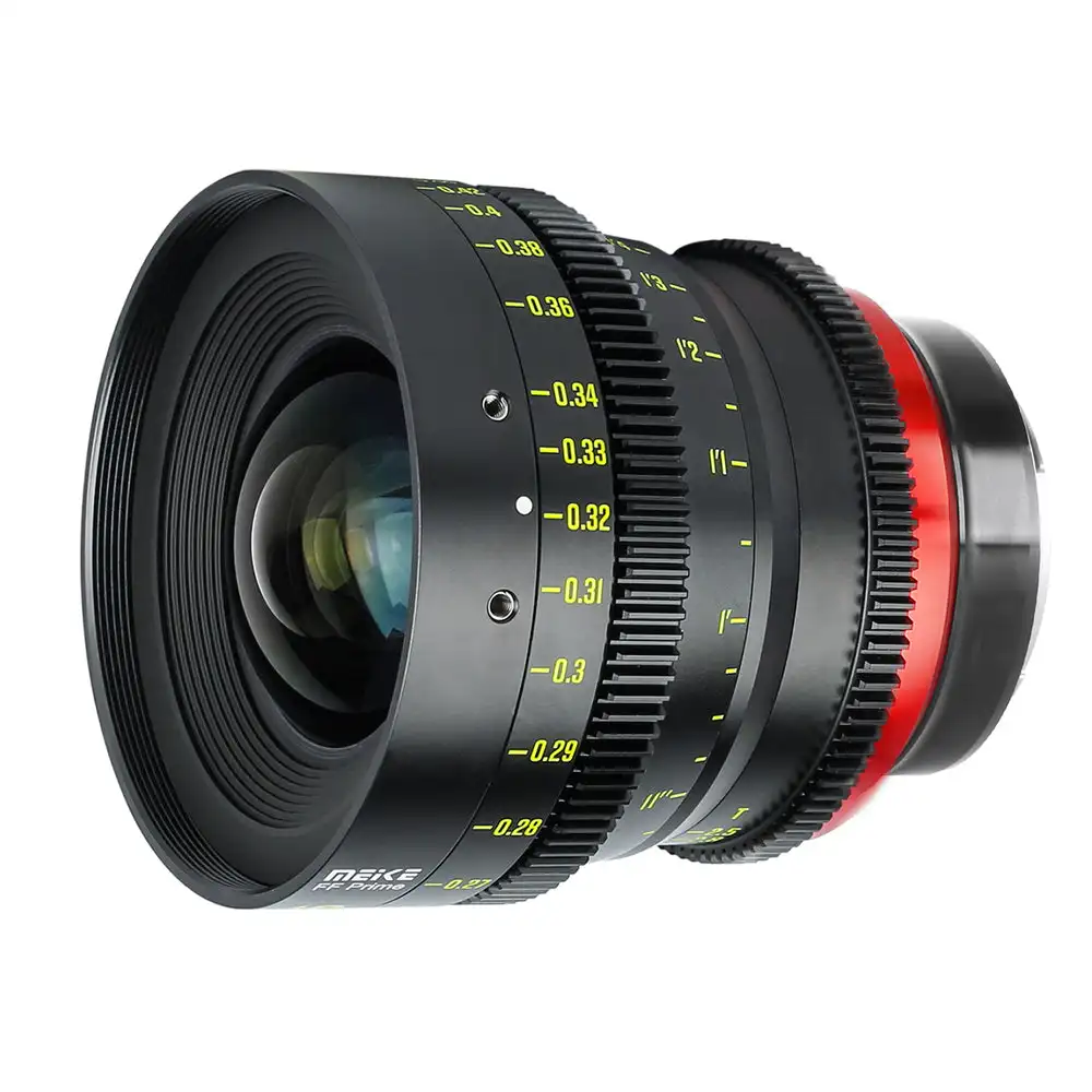 Meike 16mm T2.5 Cine Lens Full Frame for Canon EF RF Mount / for Sony E Mount / for PL Mount / for Panasonic L Mount BMPCC 4K 6K