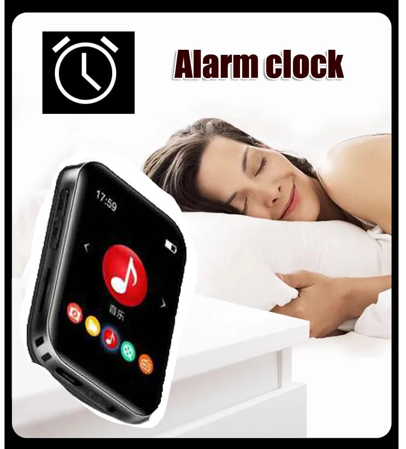 2022 Newest record player RUIZU MP3 Player With 1.8 Inch Screens FM E-Book Clock Data |