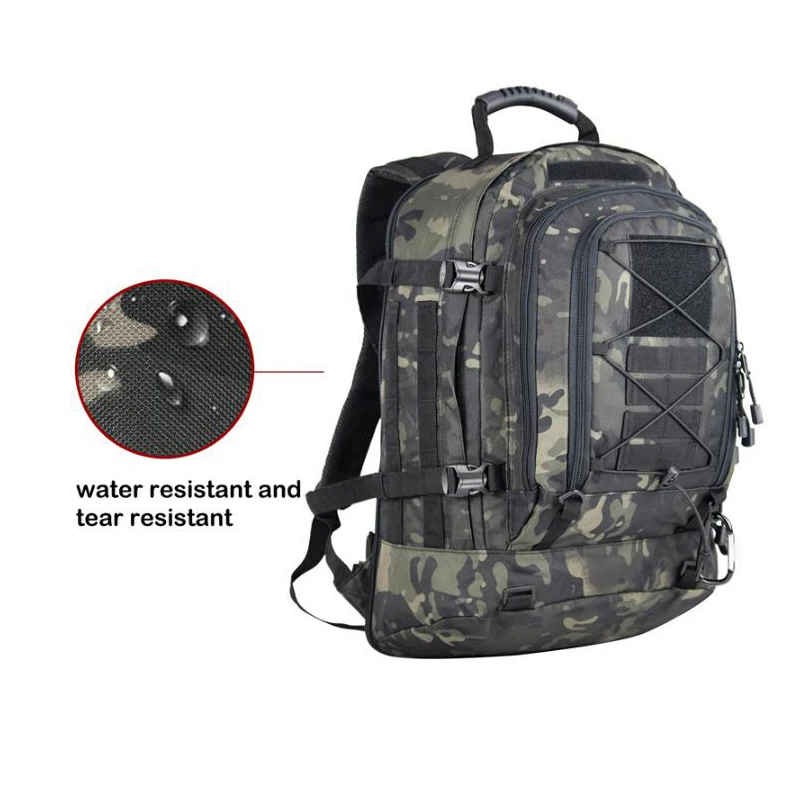 Купи Military Tactical Backpack Molle System Outdoor Camping Hiking Sports Travel Bag Army Training Combat Equipment за 2,309 рублей в магазине AliExpress