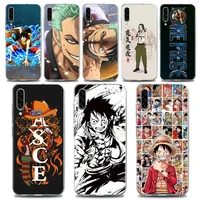 anime one piece in luxury phone case for samsung a02 a10 a20e a30 a40 a50 a70 note 8 9 10 20 plus lite ultra 5g tpu case bandai
