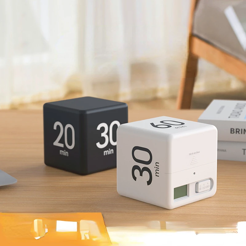 

Rubik's Cube Timer, Cooking Countdown Reminder, Mini Kitchen Alarm Clock, Self-Reminder, Time Management Timer, 2023