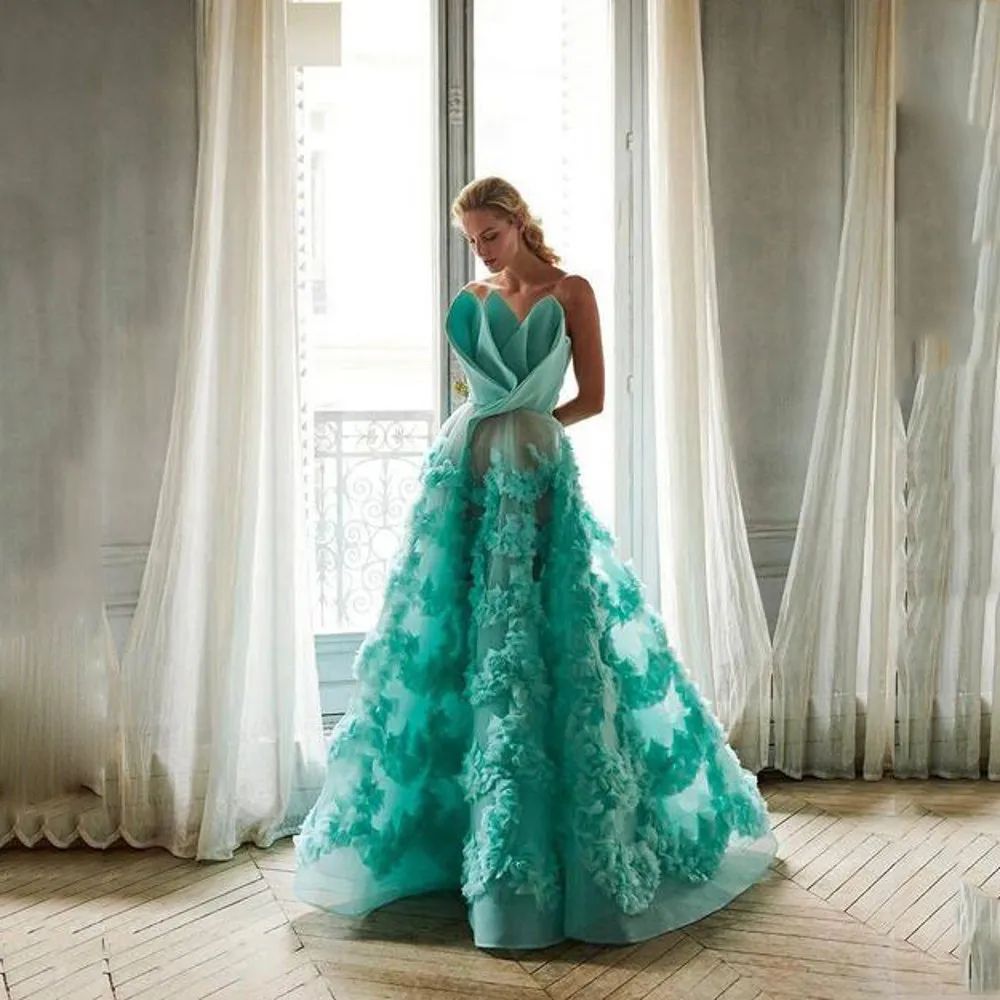 abiye gece elbisesi арабские женские платья плиссированные пышные вечерние с открытыми