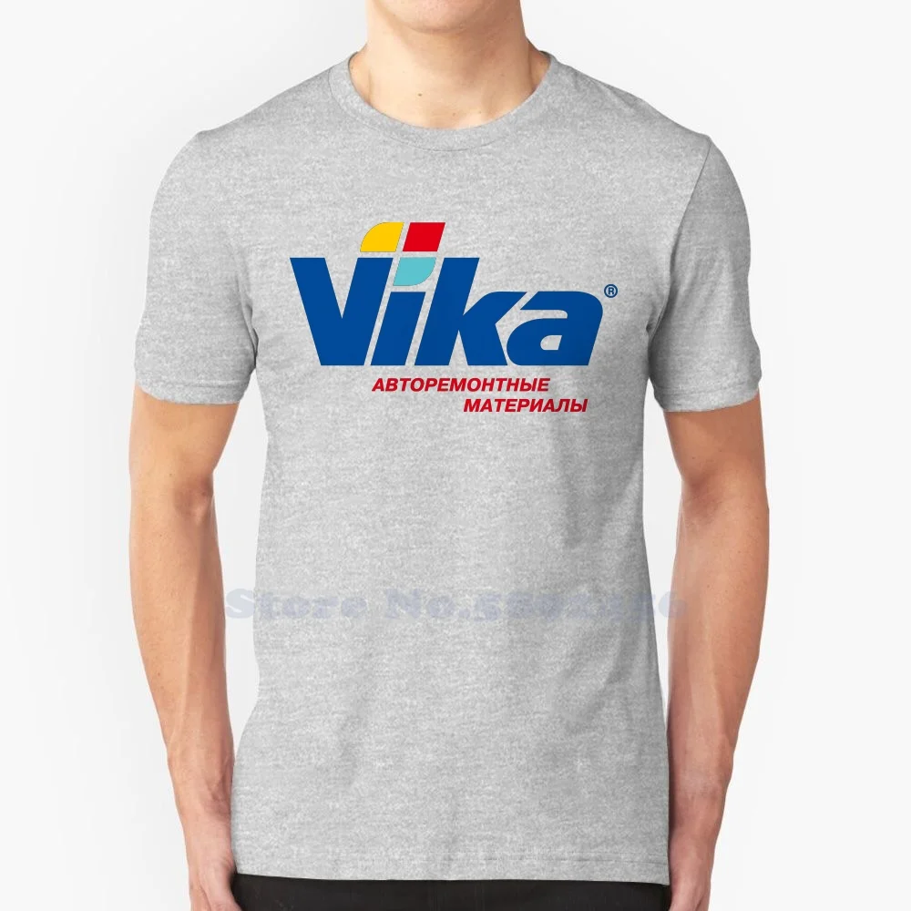 

Vika Logo High-quality T Shirts Fashion T-shirt New 100% Cotton Large Size Tee