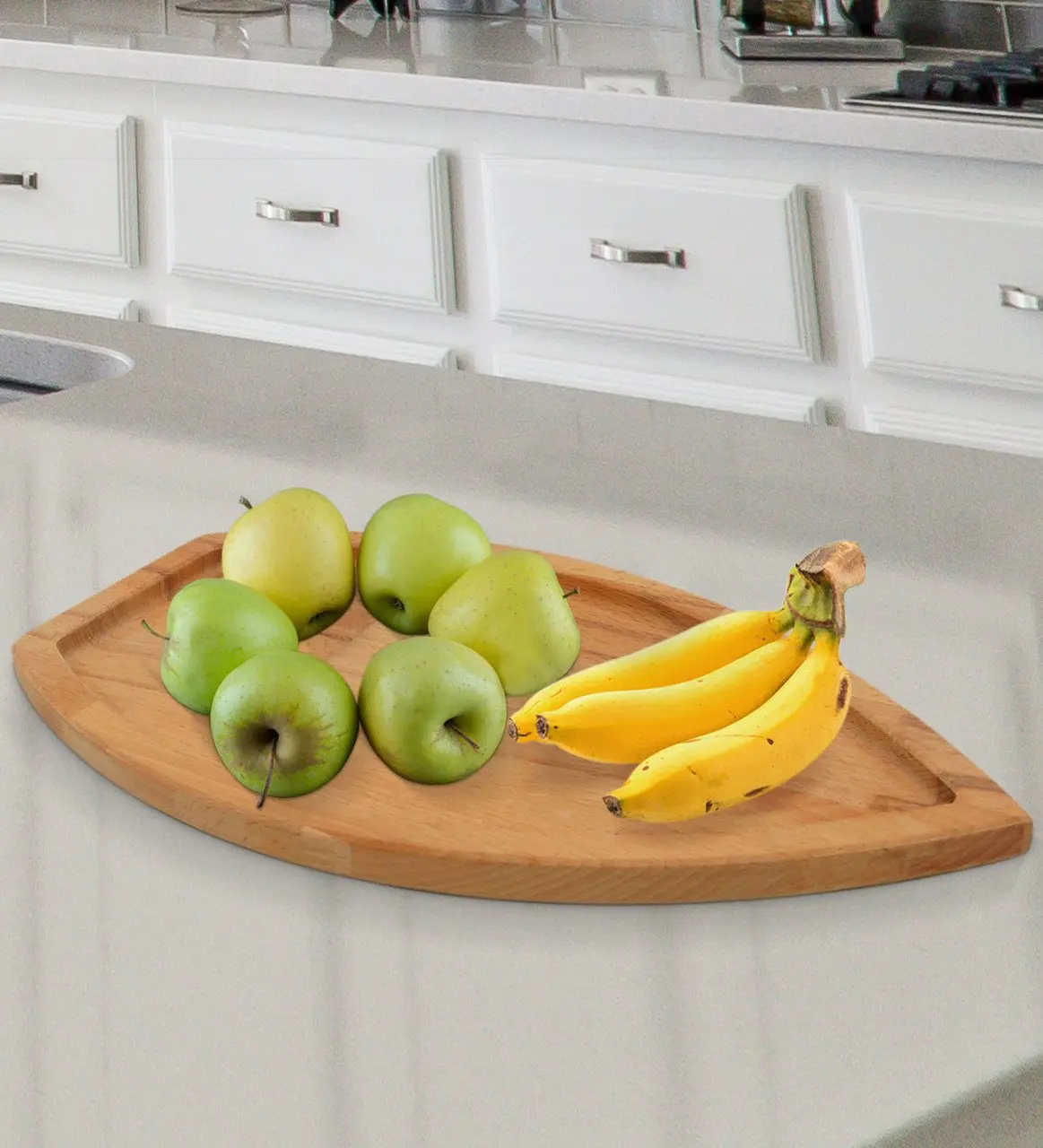 

BK Gift Kayak Design Natural Solid Wood Presentation Dish