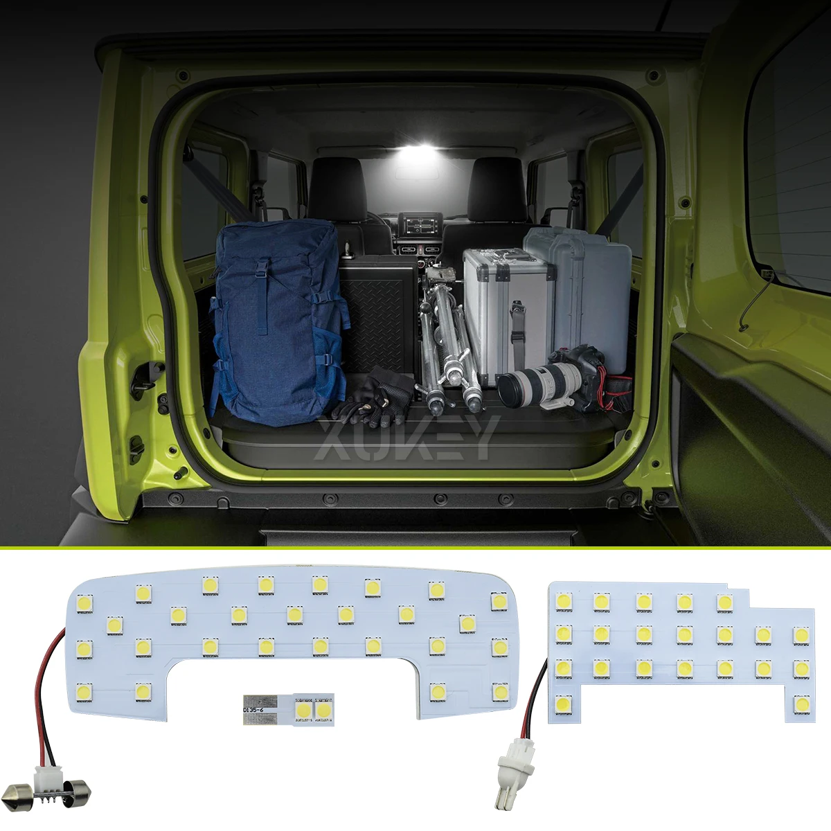 

Для Suzuki Jimny JB64 JB74W светодиодная лампа для чтения в кабине, внутренняя купольная лампа для карт, светодиодная лампа, потолочное внутреннее освещение, обновленная лампа 2020