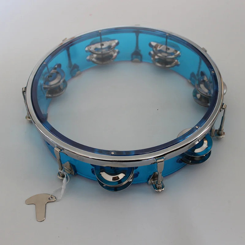 

Handheld Tambourine Self-tuning sound Hand Drum Bell Percussion Instrument Portable Music enthusiasts Gift Kids Toy