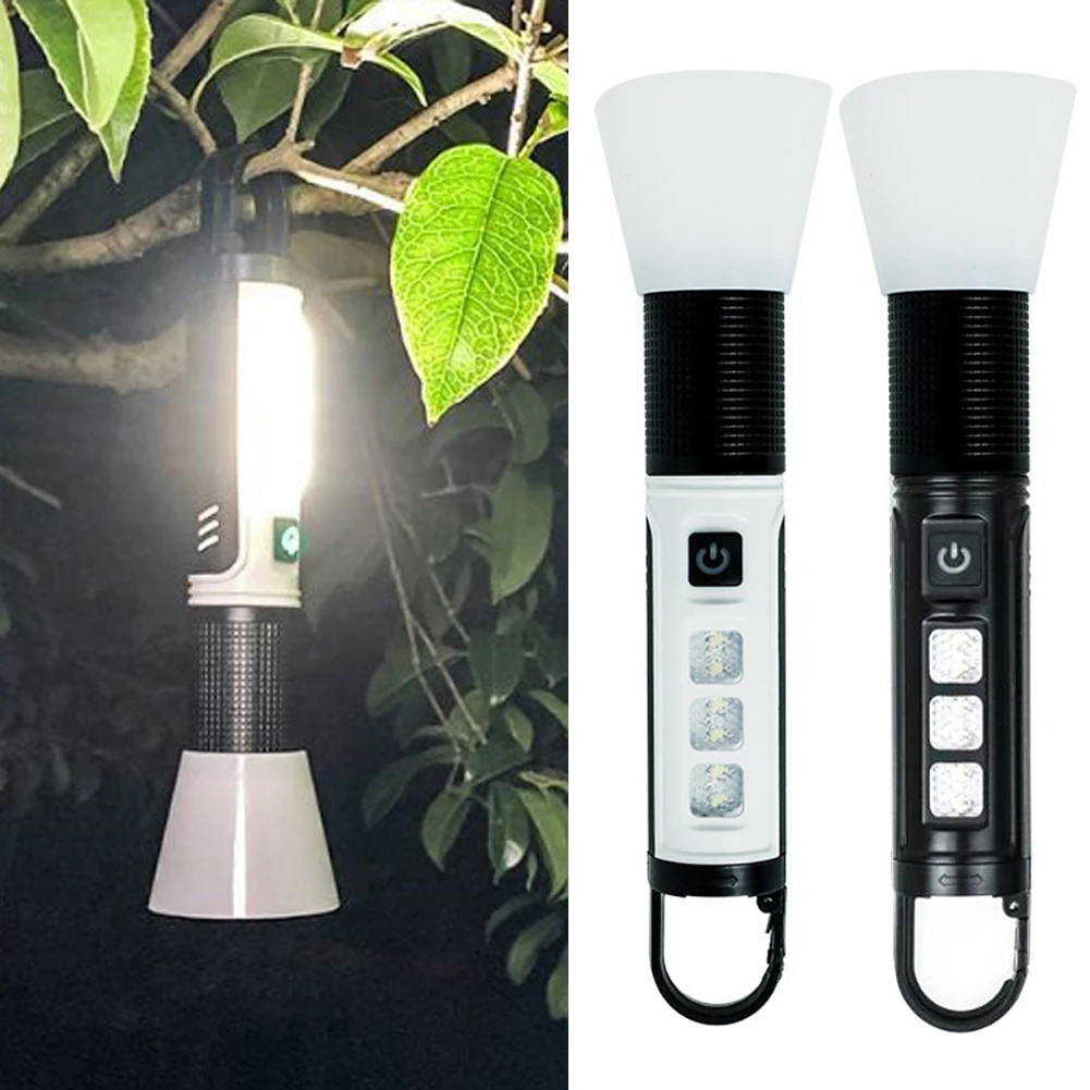 

Telescopic Zoom Camping Light 280LM XPE COB LED Torch Lamp 5 Modes USB Type-C Rechargeable for Travel Hiking Adventure