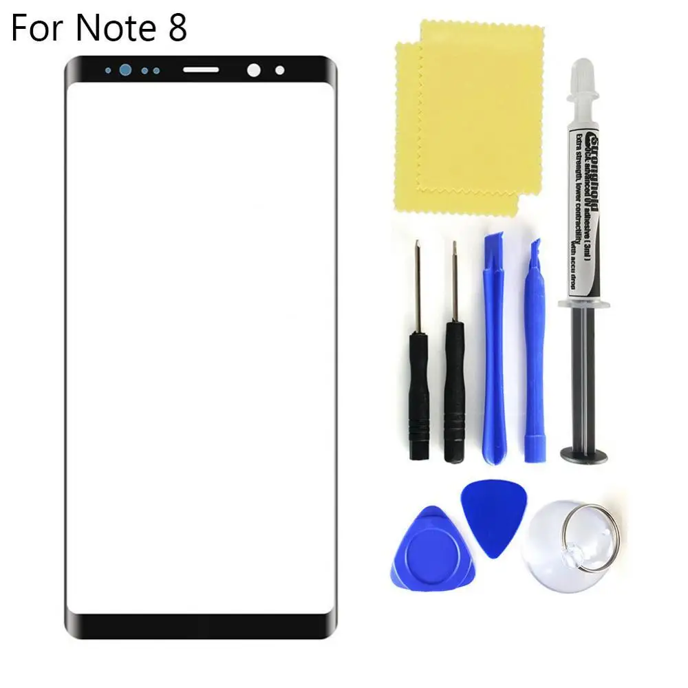 

Комплект для замены переднего стекла объектива экрана для Samsung Galaxy Note 8 9 10