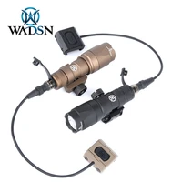 wadsn m300 m300a modbutton flashlight pressure switch surefir scout light white led lamp airsoft hunting mlok keymod rail system