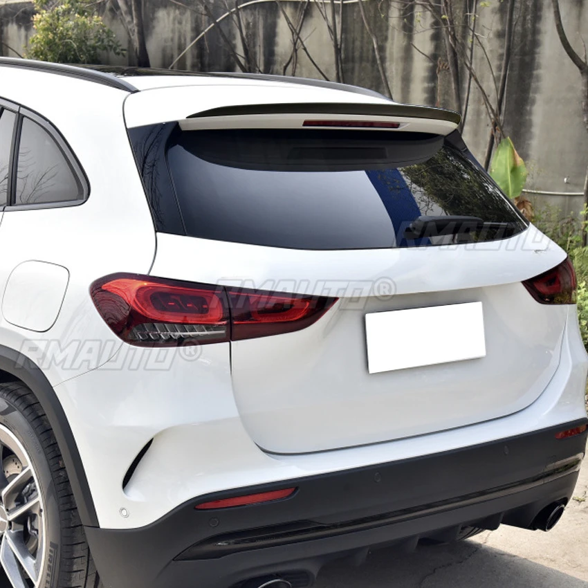 Фото Для Mercedes-Benz GLA-Class H247 GLA180 200 GLA35 AMG: Комплект обвеса, задний спойлер на крышу, заднее крыло, автомобильные аксессуары №5