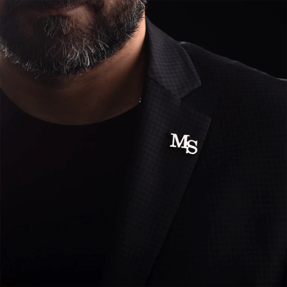 Рисунок 5 - Мужская брошь из нержавеющей с