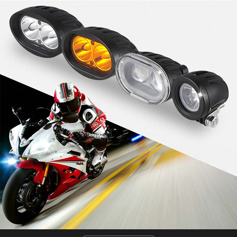 Buy 2Pcs Led Verlichting 20W Koplamp Auto Offroad Lamp Spot Beam Motorfiets Trailer Fiets Rijden Lichten Bar Voor suv Atv 4WD 4X4