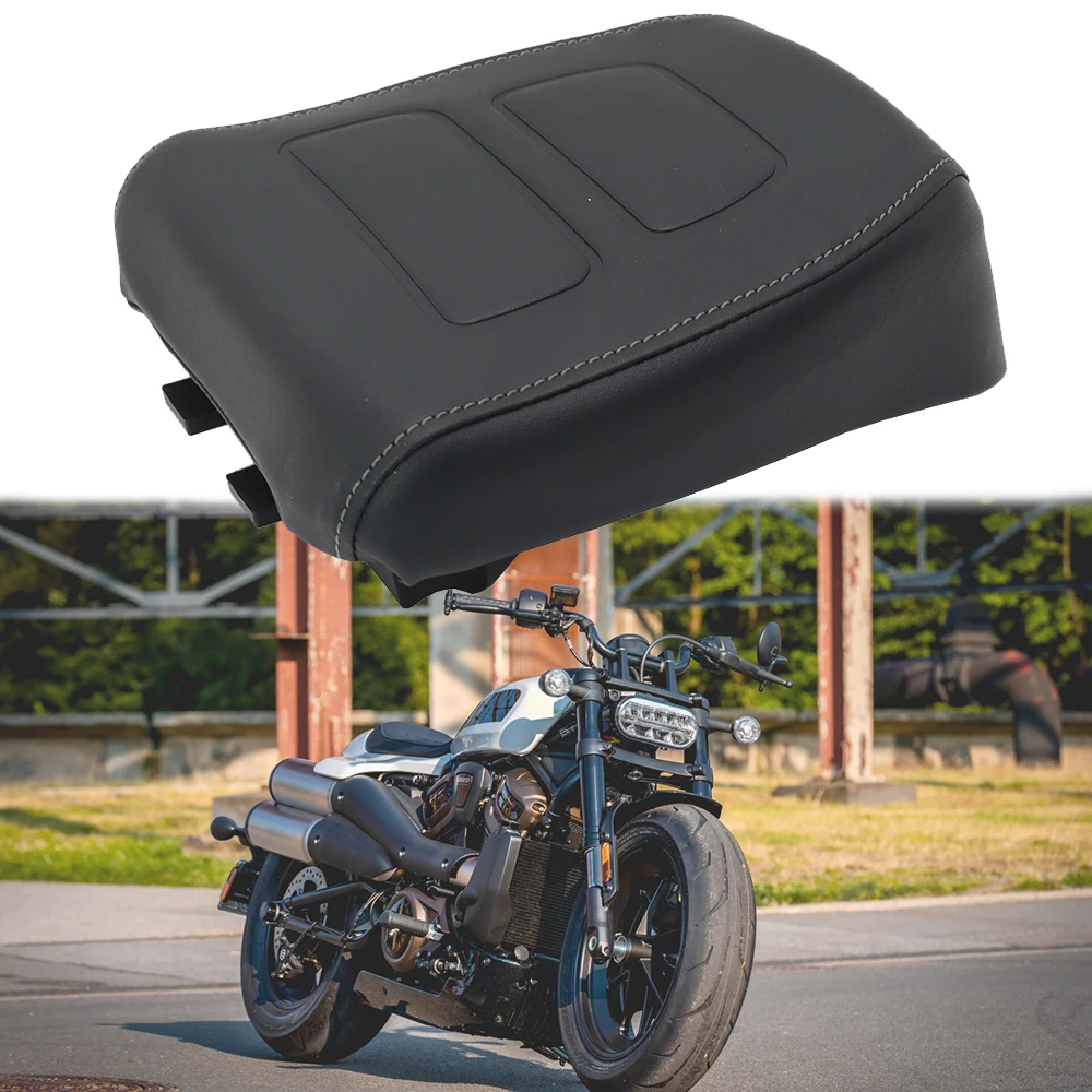 

Motorcycle Black Passenger Rear Seat Pad PU Leather Pillow 1pcs FOR Sportster S 1250 S RH 1250 S 2021 2022