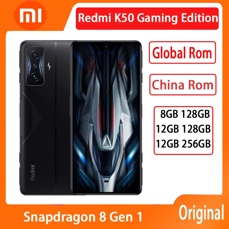 

Для смартфона Xiaomi redmi K50, Rom global gaming edition, snapdragon 8 Gen 1, 8 ядер, 120 Гц, 6,67 дюймовый OLED экран, оригинал