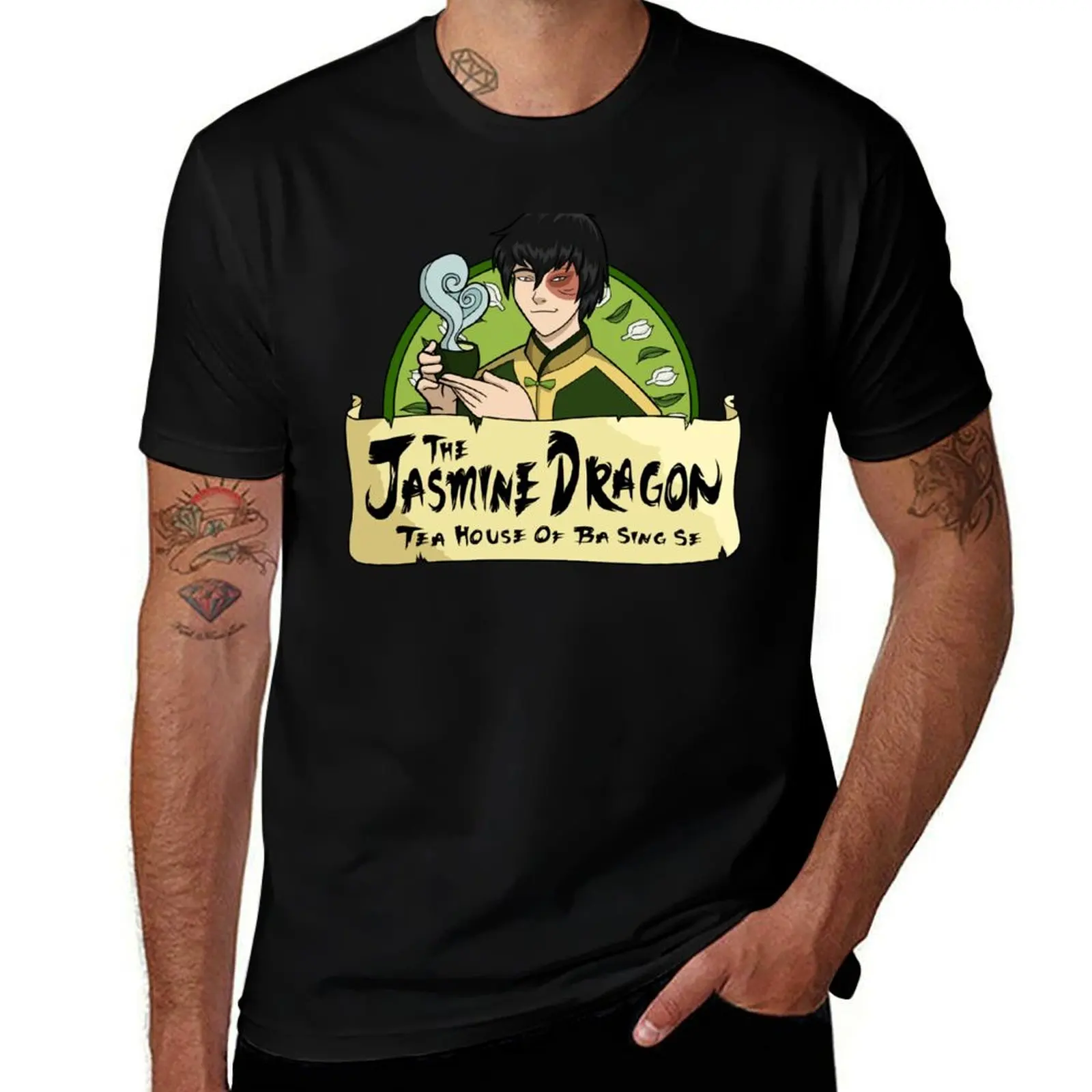 Фото Чайный домик Jasmine Dragon Tea House - Футболка с принтом Принца Зуко для праздничной вечеринки №1
