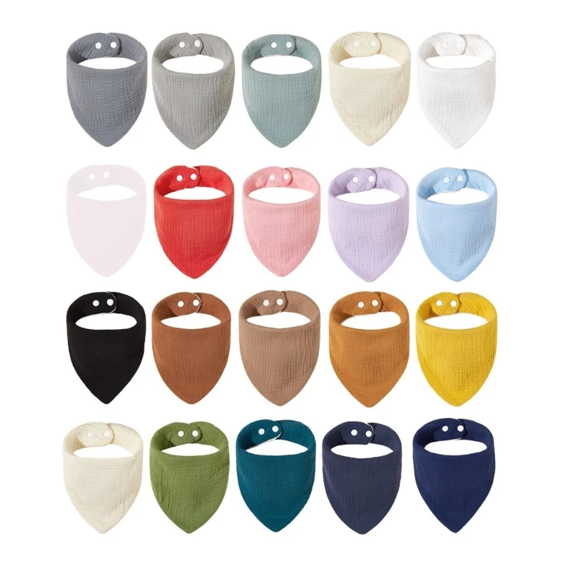 

Baby Bandana Dribble Bibs Drool Bibs 6-layer for Drooling & Teething Soft & Absorbent for Boys Girls Newborn Shower Gift