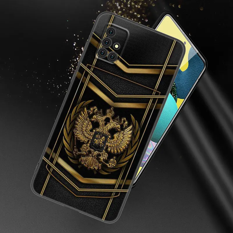 Российские флаги герб чехол для Samsung Galaxy A01 A03 Core A02 A10 A20 S A20E A30 A40 A41 A5 2017 A6 A8 Plus A7 A9 2018 |