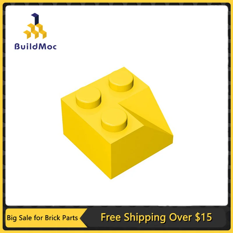 10 шт., детали MOC, 3046a, наклон 45 °, 2x2, двойные вогнутые Совместимые Кирпичи, DIY строительные блоки, частицы, детская головоломка, игрушка-мозг, подарок 10 шт., детали MOC, 3046a, наклон 45 °, 2x2, двойные вогнутые Совместимые Кирпичи, DIY строительные блоки, частицы, детская головоломка, игрушка-мозг, подарок