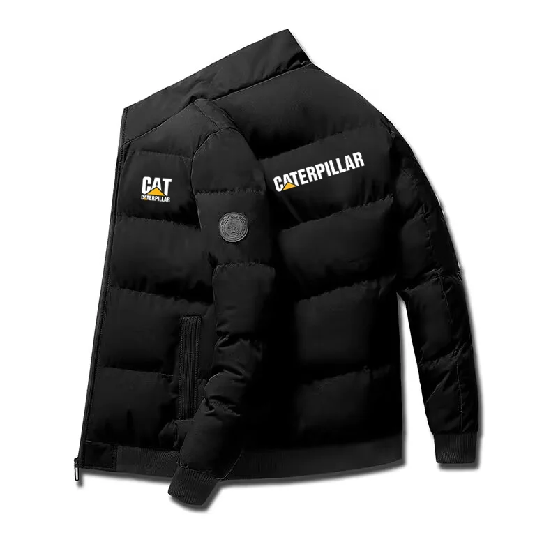 

Мужская ветрозащитная куртка на молнии, зимняя теплая хлопковая куртка с изображением гусеницы, для занятий спортом, отдыха, работы на открытом воздухе, 2023