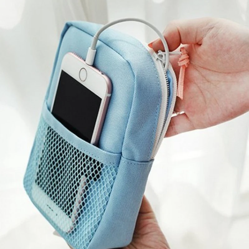 

Дорожный органайзер для гаджетов, сумка, портативное зарядное устройство, кабель для передачи данных, гарнитура, сумка для цифрового хранен...