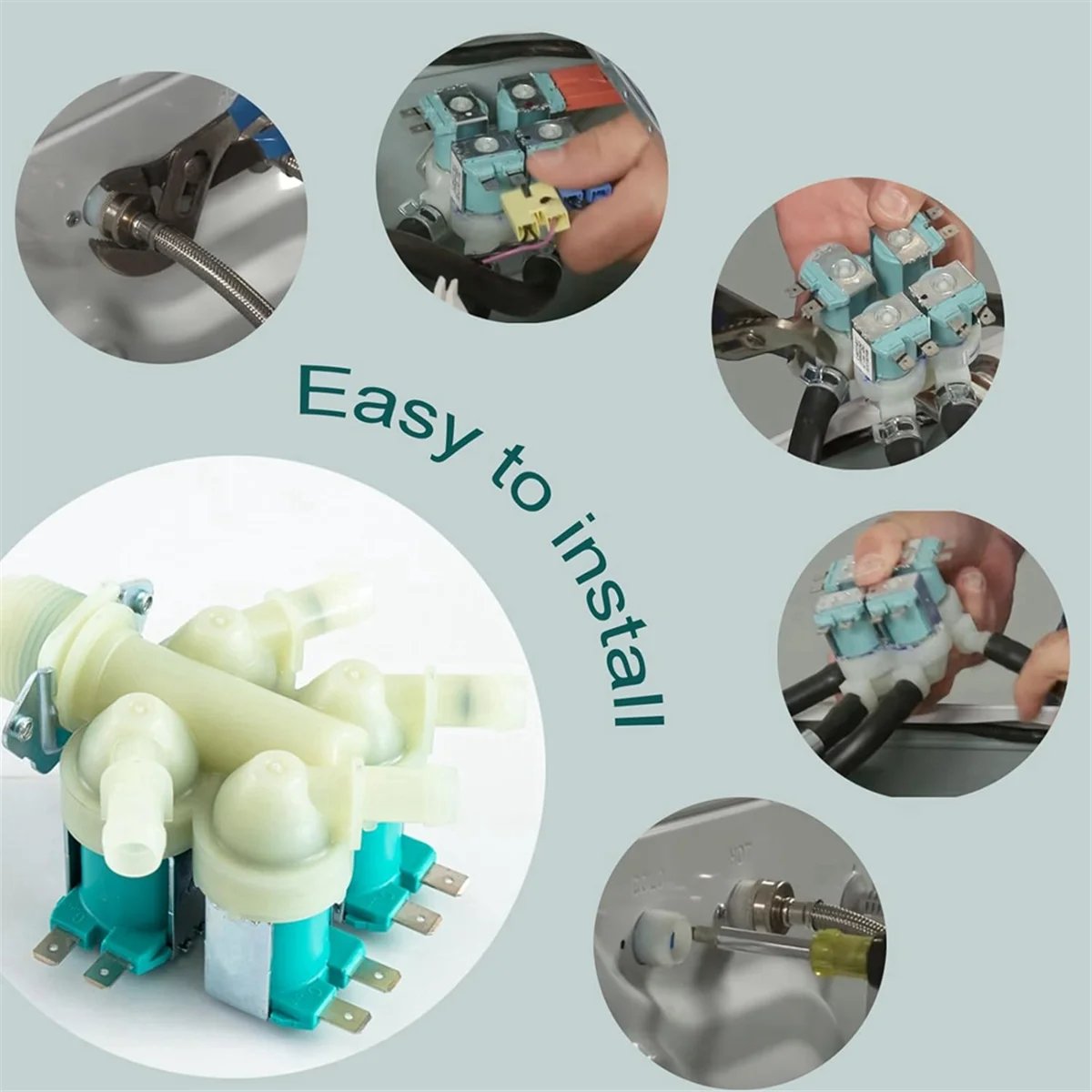 DC62-00214M Водяной клапан омывателя для Samsung заменяет 2979589 АП 5623062 PS 4208704 EAP