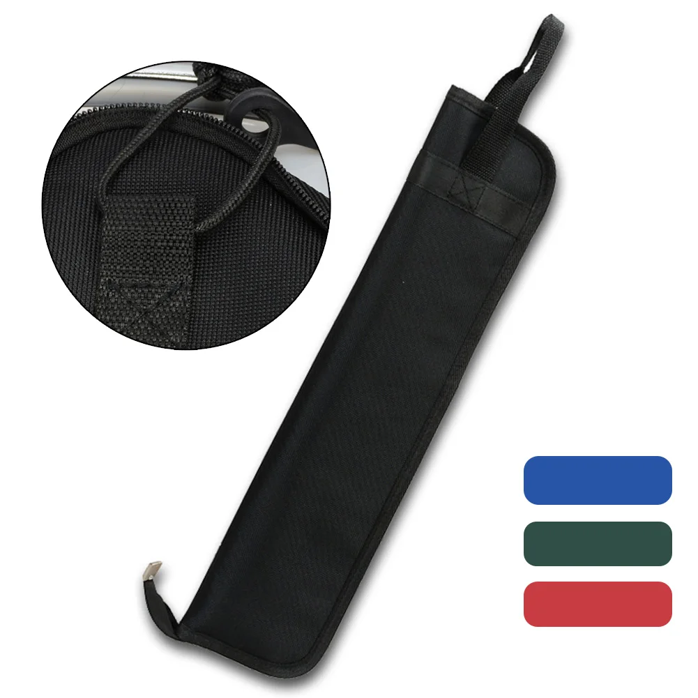 

Portable Drumsticks Bag Weatherproof Oxford Cloth Drum Stick Storage Case With Gripped Handle Percussion Instrument Accessories
