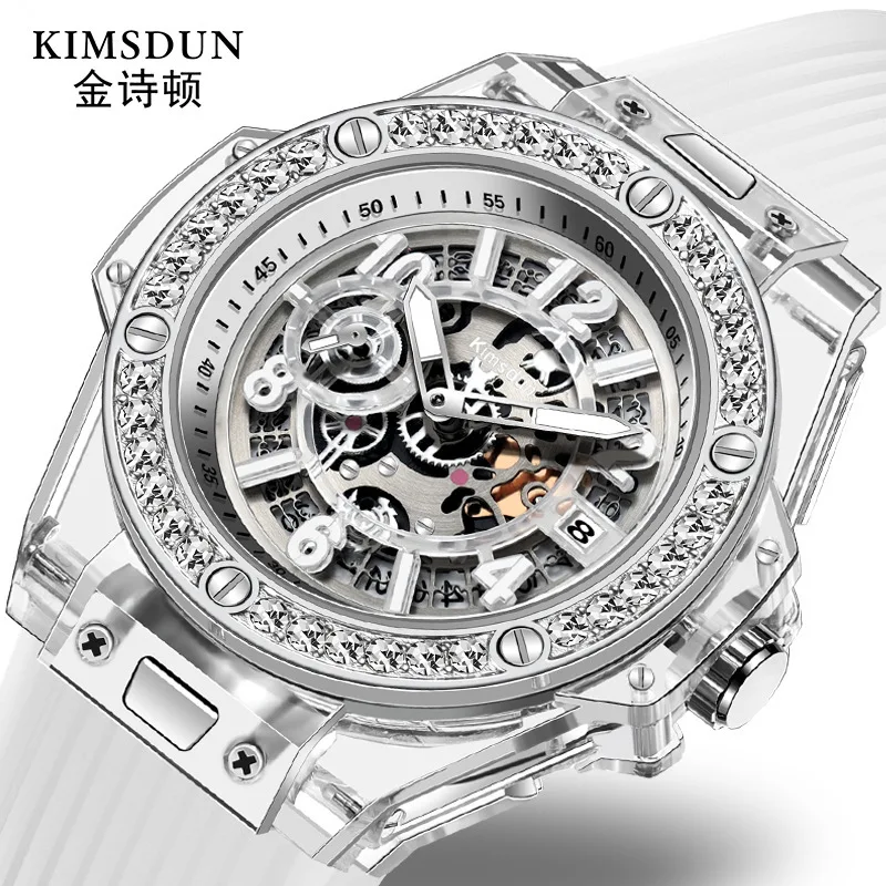 

Luxury Brand Mens Watches Men Sports Automatic Date Rubber Strap Quartz Wristwatches Chronograph Clock Man Casual Silicone Watch