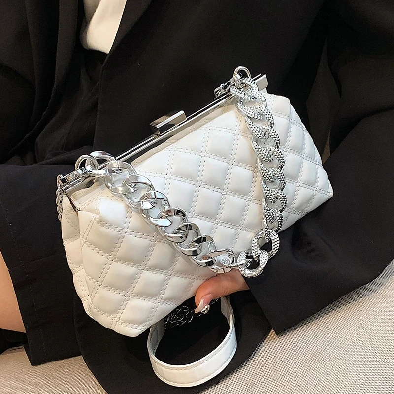 

Clutch Bag Chain Crossbody Messenger Bags 2022 New Fashion Jaw Designer Small PU Leather for Women Summer Luxury Shoulder Bags H