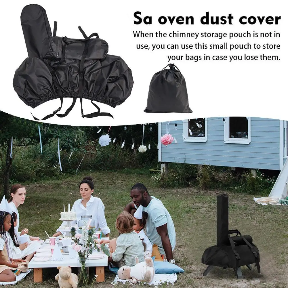 

Carry Cover For Ooni Karu 12 With Chimney Bag Waterproof Pizza Oven Cover For Ooni 12 Outdoor Wood Fired Gas Multi-fuel Piz P4M2