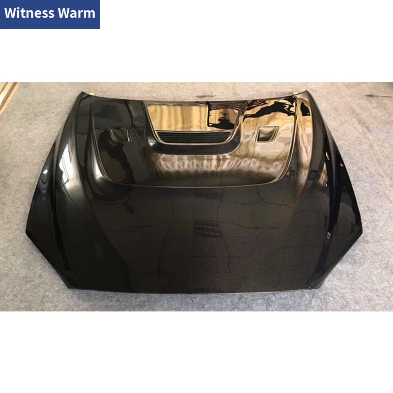 Углеродное волокно/неокрашенное/коное автомобильное крышка капота двигателя