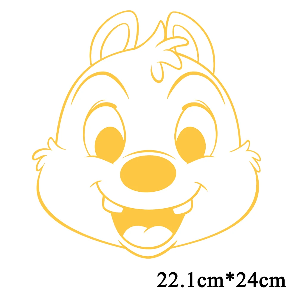 Дисней Чичитити Братья Бурундуки Термоклеевые наклейки для одежды