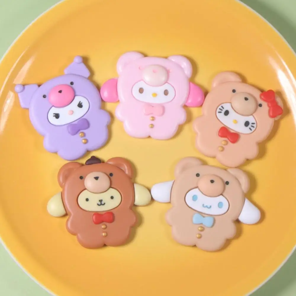 

Kawaii Sanrioed Большой пластырь из смолы мультфильм Kuromi Mymelody Cinnamoroll ручной работы Diy чехол для телефона коробка для хранения декоративные аксессу...