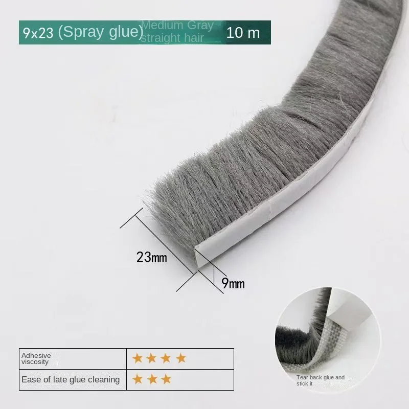 

Черная самоклеящаяся уплотнительная лента для дверей и окон 10 м