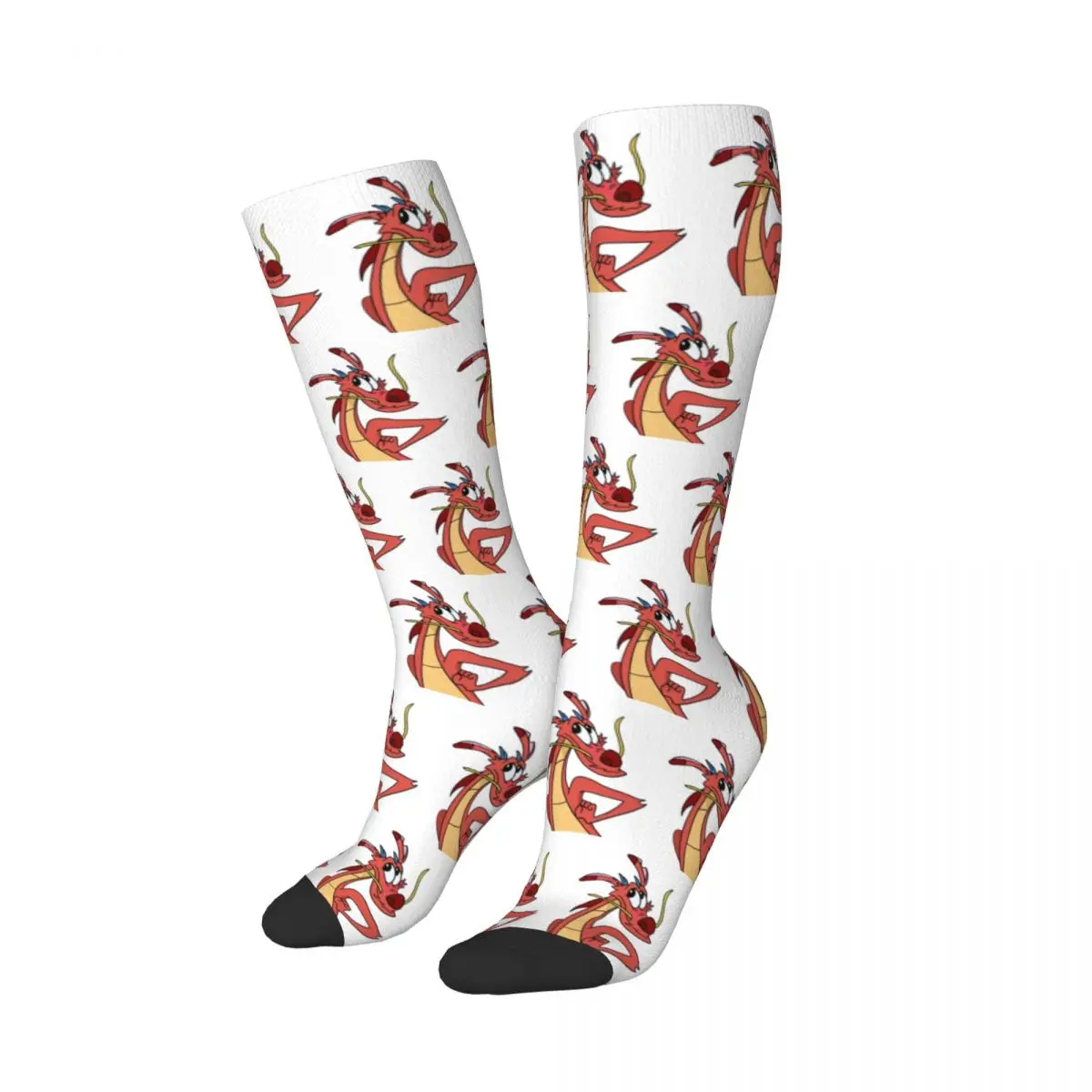 Носки Mushu From Mulan супер мягкие чулки в стиле Харадзюку всесезонные длинные носки