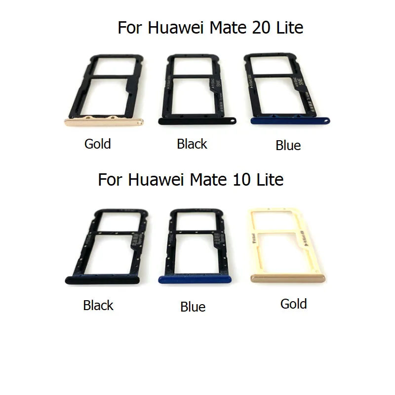 Запчасти для замены слота Sim-карты Huawei Mate 20 10 Lite | Мобильные телефоны и аксессуары