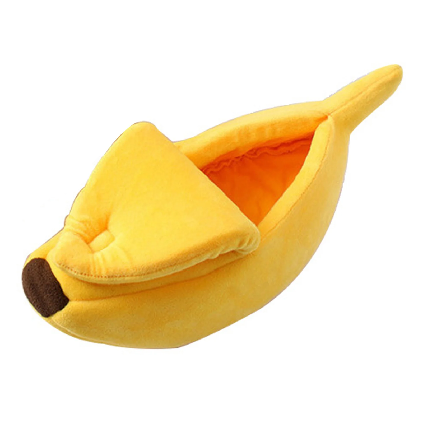 

Pet Cat Bed House Dog Cat House Pet Boat Soft Cat Cuddle Bed Sleeping Playing Resting Bed Pet Supplies For Cats Kittens Yellow