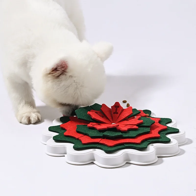 

Dog Puzzle Toys Slow Feeder Interactive Increase Puppy IQ Food Dispenser Slowly Eating NonSlip Bowl Pet Cat Dogs Training Game
