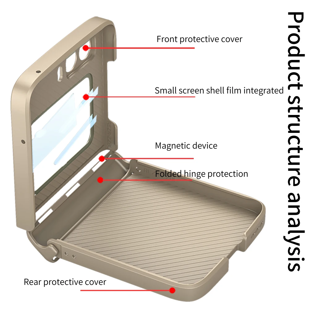 Magnetic Carbon Fiber Leather Case For Motorola Moto Razr 2022 5G Shockproof PC Bumper Phone Cover Moto Razr Flip Cases