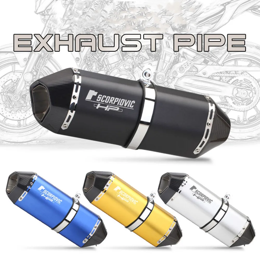 

Универсальные выхлопные трубы для мотоциклов NINJA400 Z900 R1 GST300 CBR650 ZX10R, 51 мм