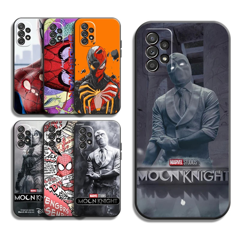 

Marvel Spiderman Phone Cases For Samsung Galaxy S22 S22 Ultra S20 Lite S20 Ultra S21 S21 FE S21 Plus Ultra Back Cover Coque