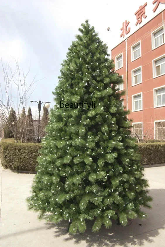 Очень большая рождественская елка зашифрованная рамка уличная Рождественская